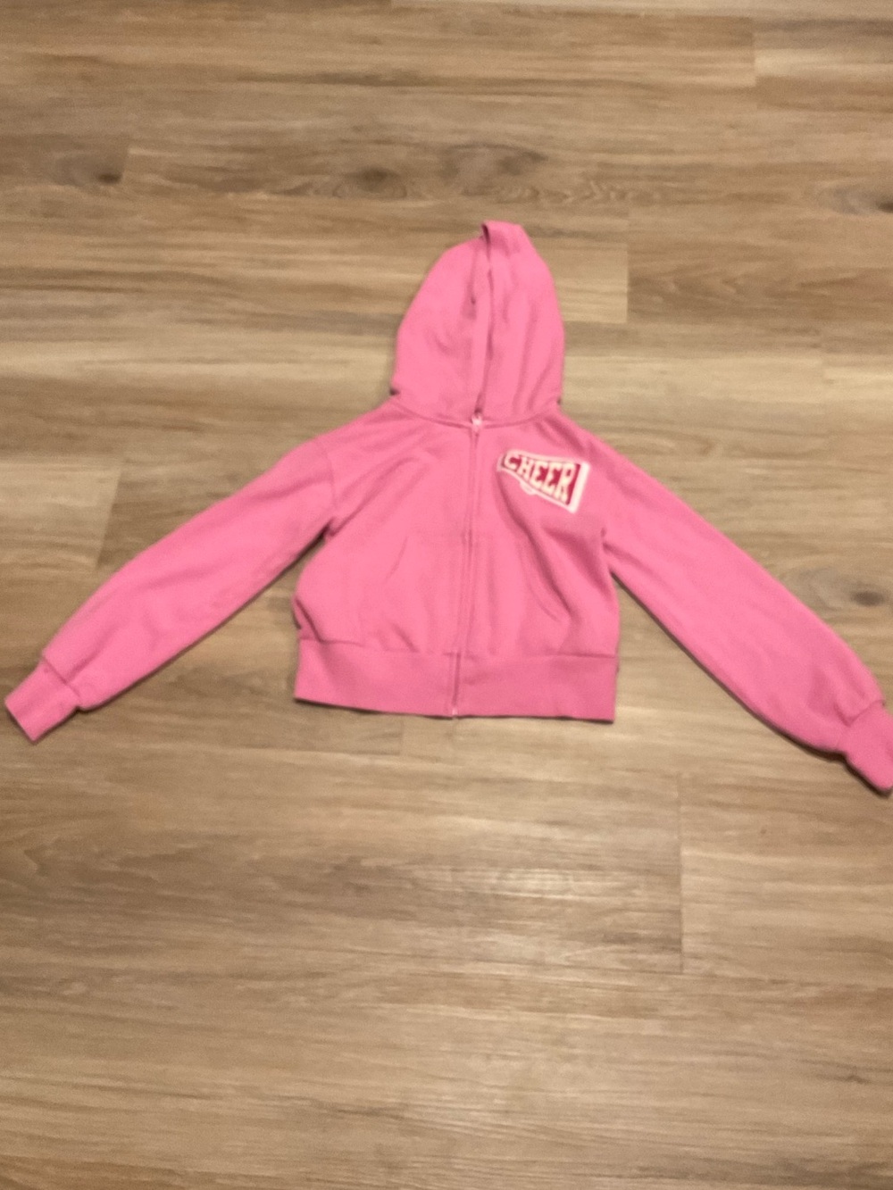 SO Girls' Pink Zip-Up Hoodie Sweatshirt